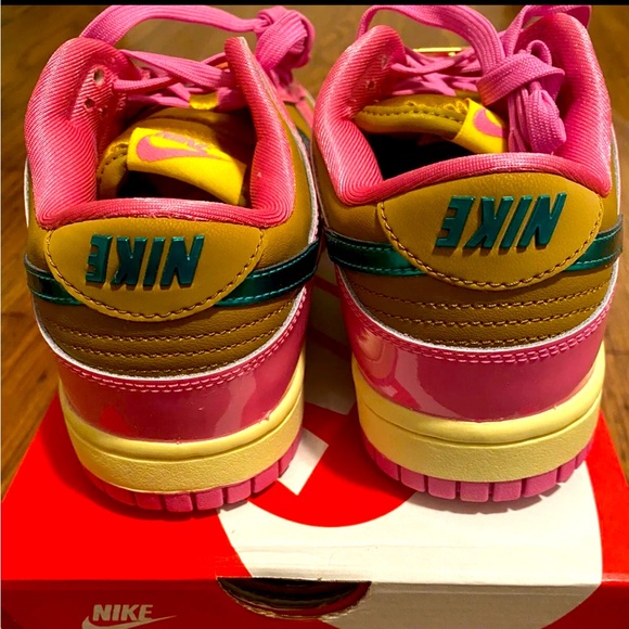 💕🩰🤎 Nike Dunk Low Parris Goebel SZ 8W / 6.5Y 🤎🩰💕 - Picture 6 of 7